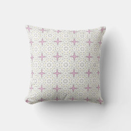 almohada decorativa con un patrón geométrico