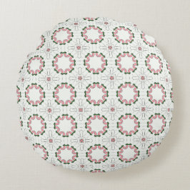 almohada decorativa con un patrón geométrico
