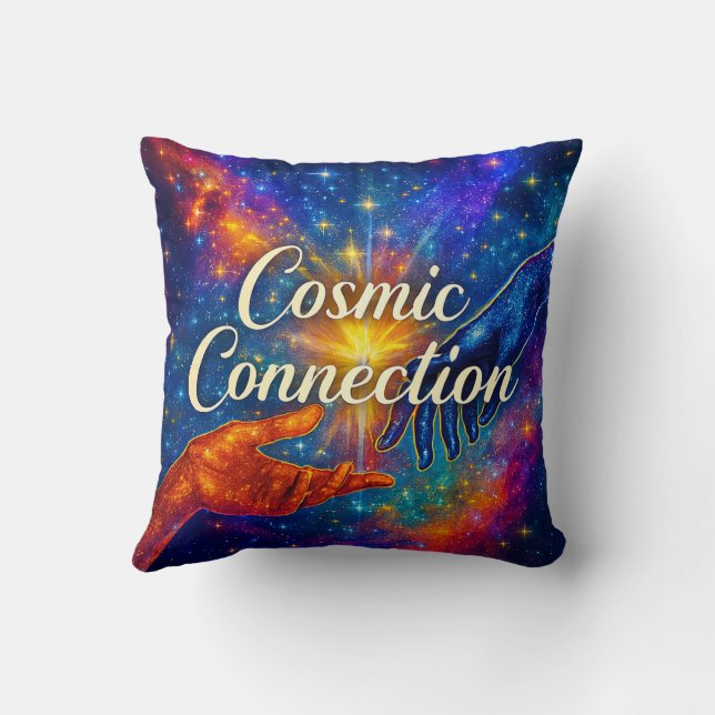 🪐 Almohada Decorativa Conexión Cósmica (Reverso)