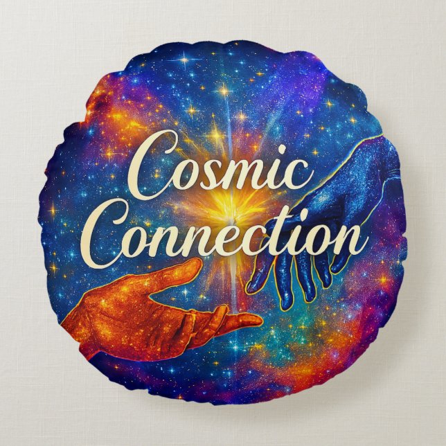 🪐 Almohada Decorativa Conexión Cósmica (Anverso)