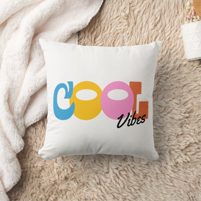 Almohada Decorativa Cool Vibes (Manta)