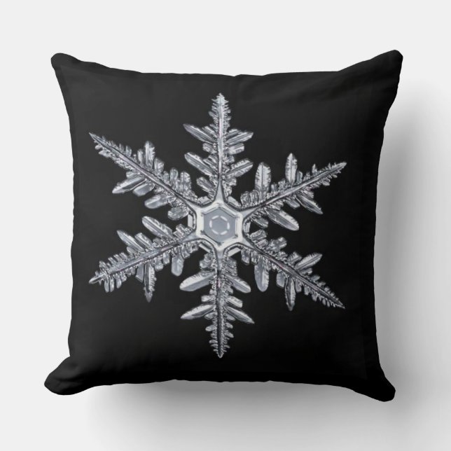 Almohada decorativa COPO DE NIEVE (Anverso)