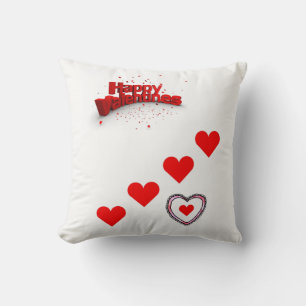almohada decorativa corazones de San Valentín