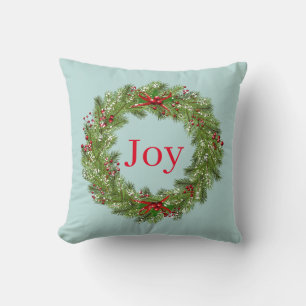 Almohada Decorativa-Corona de Navidad