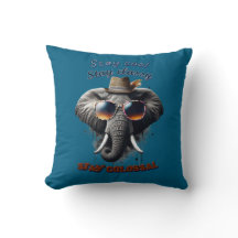 Almohada decorativa Dapper Elephant: Frio Urbano