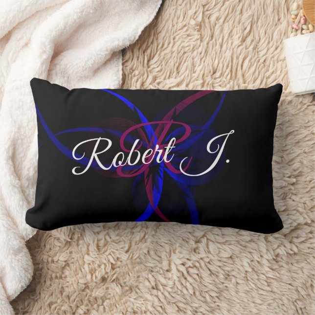 Almohada decorativa de abstracción geométrica (Manta)