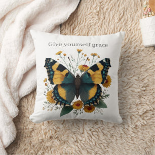 Almohada decorativa de afirmación de gracia para t