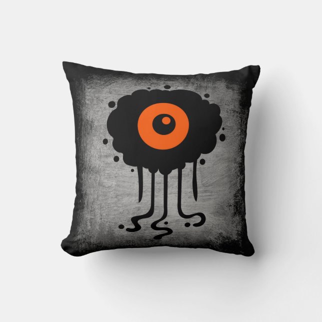 Almohada decorativa de Alien Cíclope para Hallowee (Anverso)