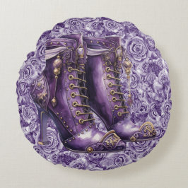 Almohada decorativa de amor Sreanpunk rosa púrpura