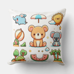 Almohada Decorativa de Animal Adorable para Espaci