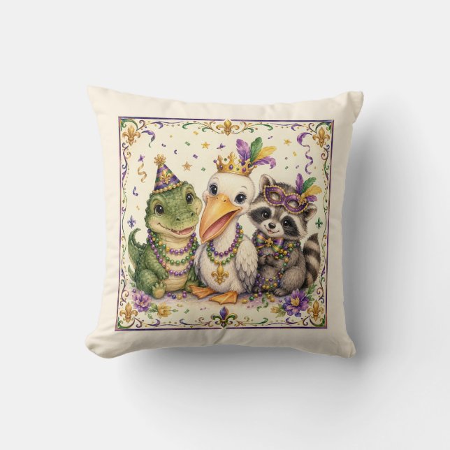 Almohada decorativa de animales lindos de Nueva Or (Anverso)