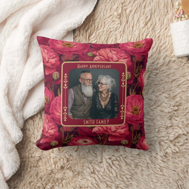 Almohada decorativa de aniversario de boda para có (Manta)