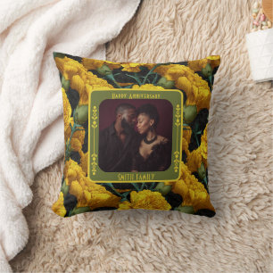 Almohada decorativa de aniversario de bodas 15 año