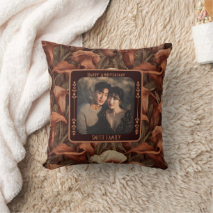 Almohada decorativa de aniversario de familia insp