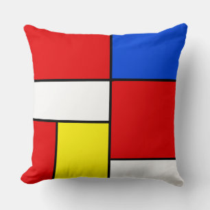 Almohada decorativa de arte abstracto inspirado en