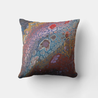 Almohada Decorativa de Arte Abstracto Malhumorado
