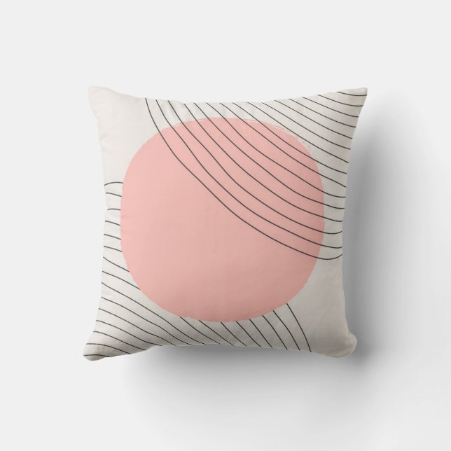Almohada Decorativa de Arte Abstracto Moderno (Reverso )