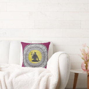 Almohada decorativa de arte de Mandala del Señor S
