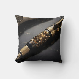 Almohada Decorativa de Arte de Pluma Estilográfica
