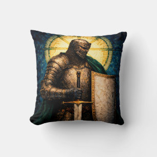 Almohada Decorativa de Arte de Vidrio Emplomado de