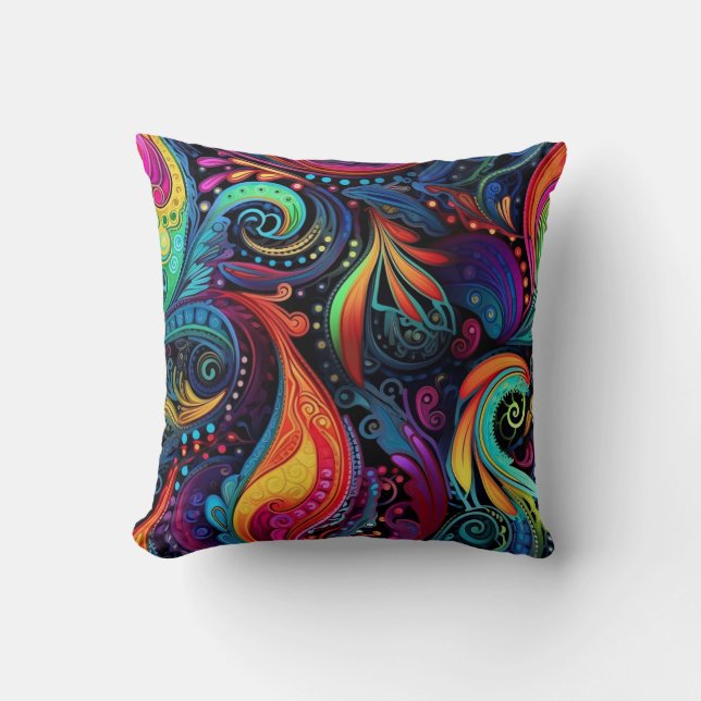Almohada decorativa de arte moderno (Anverso)