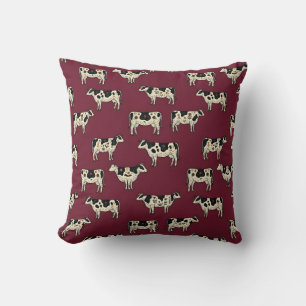 Almohada decorativa de arte popular con estampado