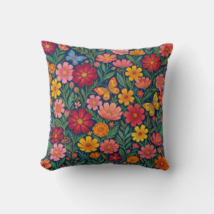Almohada decorativa de arte popular mexicano - Cos