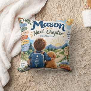 Almohada decorativa de aventuras de Mason en jardí