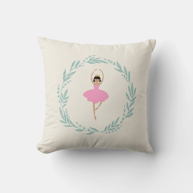 Almohada decorativa de bailarina cascanueces coron (Anverso)
