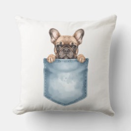 Almohada decorativa de bolsillo Watercolor Frenchi
