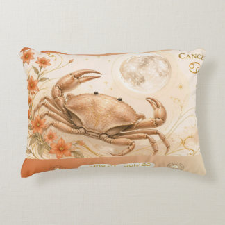 Almohada decorativa de cáncer Art Nouveau