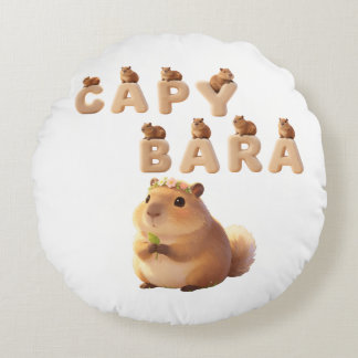Almohada Decorativa de Carpincho Lindo y Esponjoso