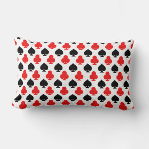 Almohada Decorativa de Cartas de Juego de Tréboles