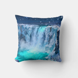 Almohada Decorativa de Cascada Helada