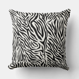 Almohada decorativa de cebra 20" x 20"