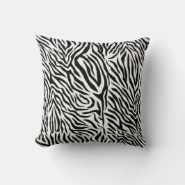 Almohada decorativa de cebra 40 cm x 40 cm