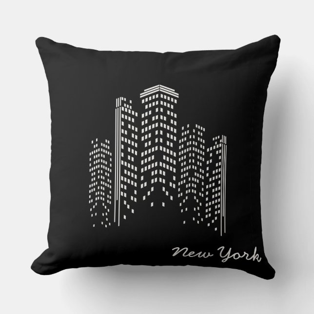 Almohada Decorativa de Ciudad (Anverso)