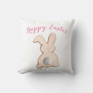 Almohada decorativa de conejito de Pascua Cute Cot