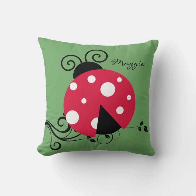 Almohada Decorativa de Dama de la Casa Coccinella (Anverso)