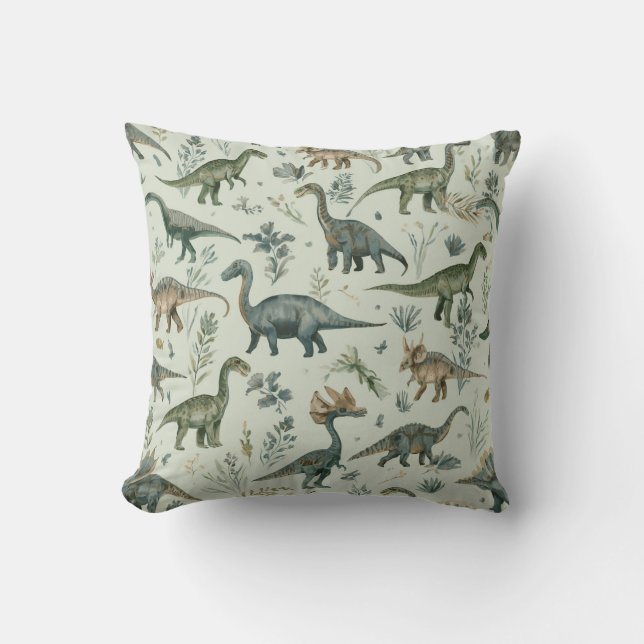 Almohada decorativa de dinosaurio | Accesorios de  (Anverso)