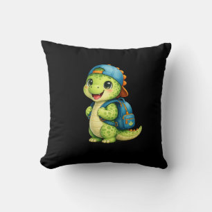 Almohada decorativa de dinosaurio lindo para el re
