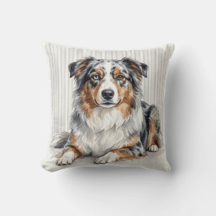 Almohada decorativa de diseño de pastor australian