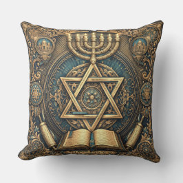 almohada decorativa de diseño tradicional judaica