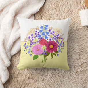 Almohada decorativa de dos tonos Blumenstrauss