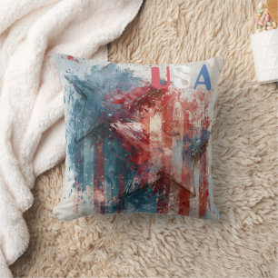 Almohada decorativa de EE. UU.