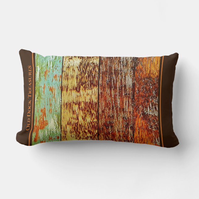 Almohada decorativa de encanto costero (Anverso)