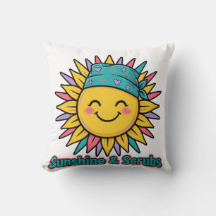 Almohada decorativa de enfermera con Sol y Uniform