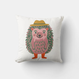 Almohada Decorativa de Erizo Adorable