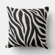 Almohada decorativa de estampado de cebra | Animal