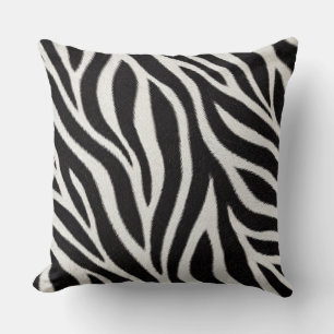 Almohada decorativa de estampado de cebra Animal